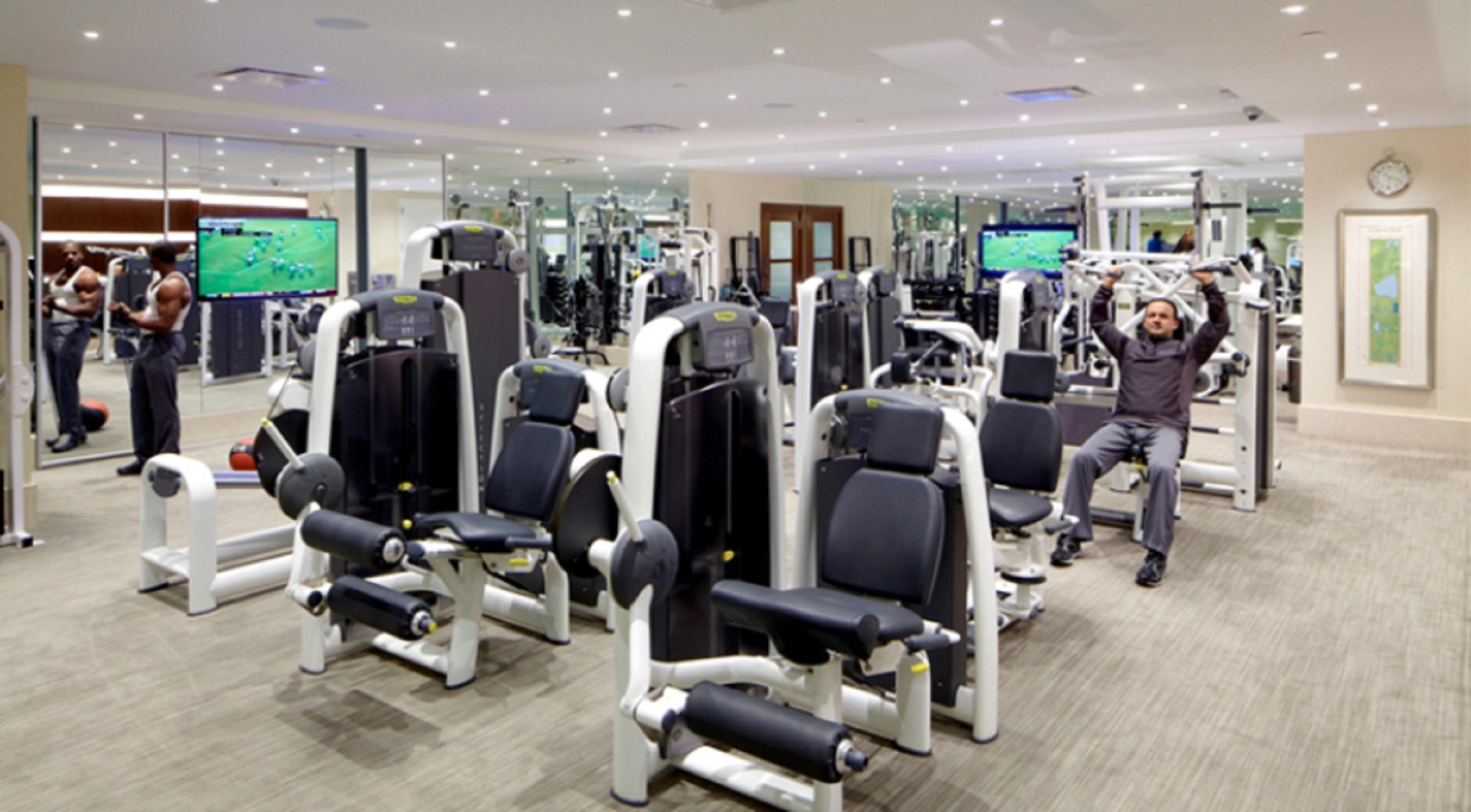 Trump International New York Exterior foto The gym at the London Marriott Canary Wharf