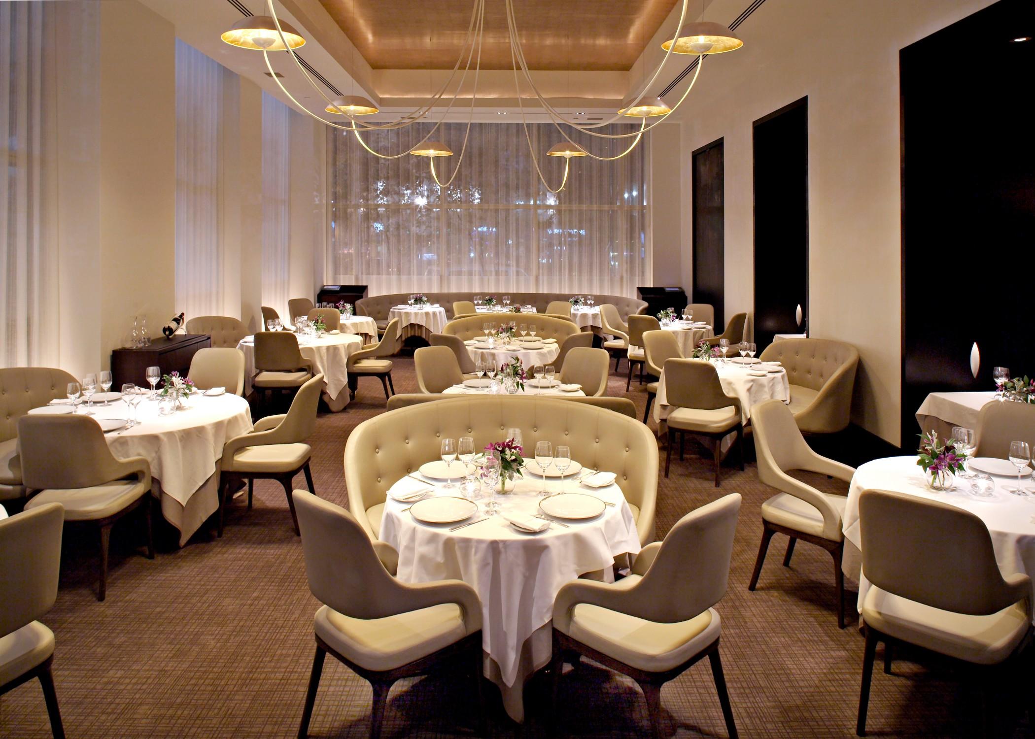 Trump International New York Restaurant foto The interior of the restaurant